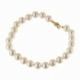 Bracelet en or jaune et perles de culture 6/6.5 - A