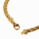 Bracelet en or jaune, maille palmier plate - C