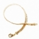 Bracelet en or jaune, maille anglaise 4,6 mm - A