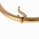 Bracelet jonc en or jaune ouvrant, fil 4 mm - C