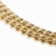 Bracelet en or jaune,  maille americaine 11.2 mm - 11.6 mm - B