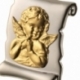 Médaille parchemin 2 ors, Ange - C