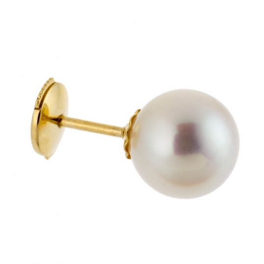 Boucles d'oreilles à tiges fixes pour femme - Or jaune 10K avec perles de  culture & Diamants. Color: jaune | Doucet Latendresse