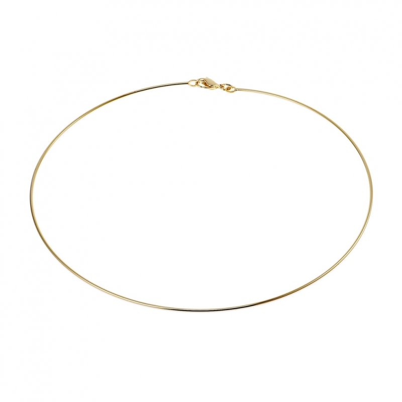 Collier câble en plaqué or : Longueur - 40 Femme - 0 g - Le Manège