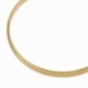 Bracelet rigide en plaqué or, demi jonc - B