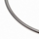 Bracelet jonc en argent rhodié fil rond 2,5 mm - B