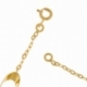 Bracelet en or jaune, motifs ovales ajourés - C