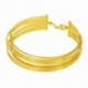 Bracelet en plaqué or, jonc multifils - A