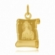 Médaille zodiaque en or jaune, vierge - A