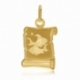 Médaille zodiaque en or jaune, poissons - A