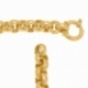 Bracelet en or jaune, maille jaseron - C