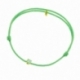 Bracelet cordon vert clair en or jaune, oxyde de zirconium - A