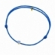 Bracelet cordon bleu marine en or jaune, oxyde de zirconium - A