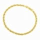 Bracelet en or jaune, maille torsadée - A