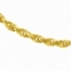 Bracelet en or jaune, maille torsadée - B