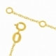 Bracelet en or jaune et laque, perles de culture, papillon - C