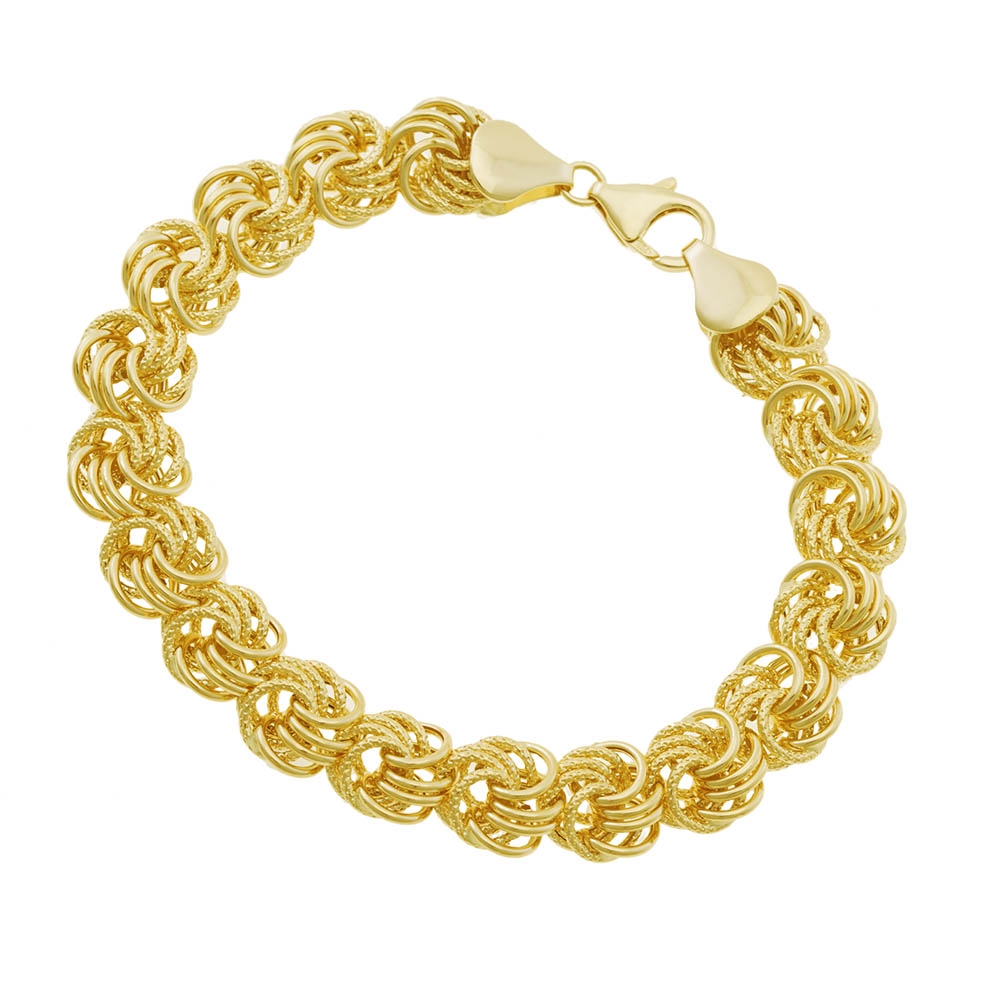 Bracelet en or jaune, maille royale : Longueur - 19 Femme - Le Manège à  Bijoux®
