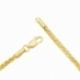 Bracelet en or jaune, maille palmier carré - C