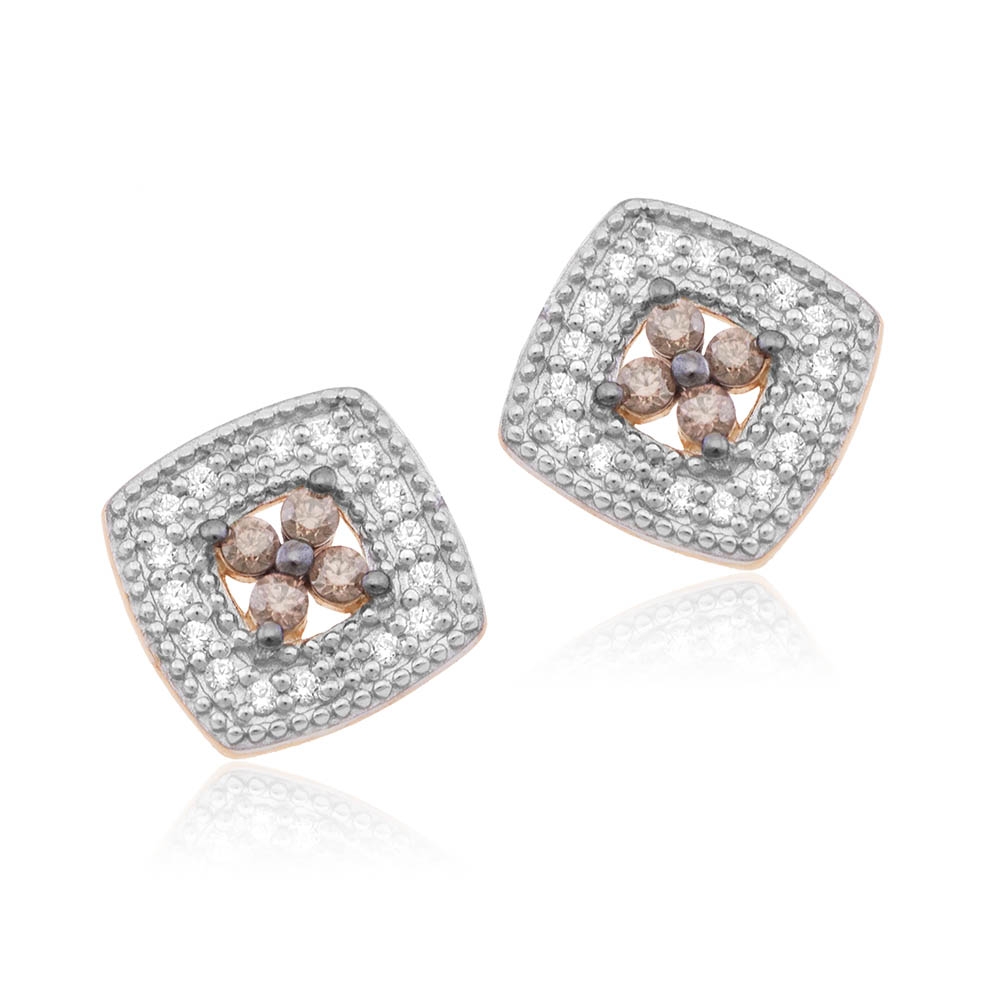 Boucles d'oreilles Color Blossom, or rose, or blanc, opale rose et diamants  - Catégories de luxe, Joaillerie Q96951