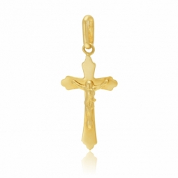 Croix en or jaune, Christ, grand  modèle