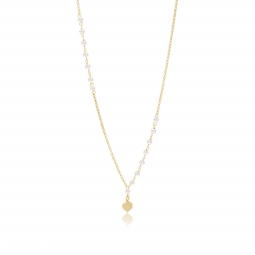 Long collier pour les femmes collier de cha/îne de larbre de vie pour les filles Collier en or rose et argent avec collier en cristal CZ