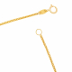 Bracelet maille pop corn en or jaune et rhodié - C