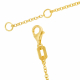 Bracelet en or jaune et amazonite - C