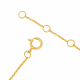 Bracelet en or jaune et rhodié, diamants - C