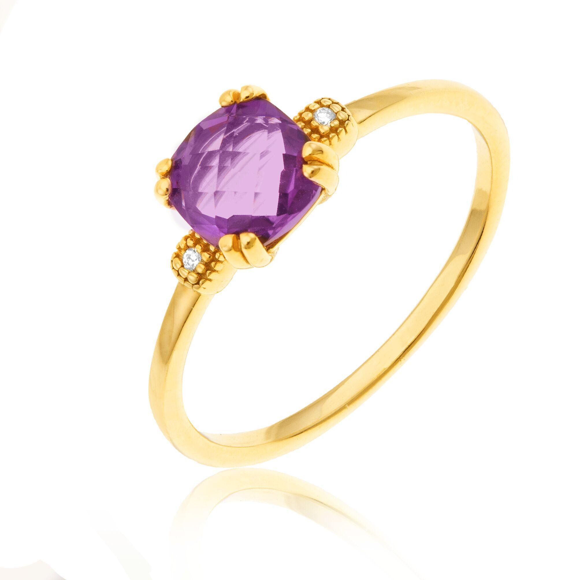 Bague amethyste manege online a bijoux