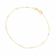 Bracelet en or jaune et perles de culture - Bracelet en or jaune et perles de culture