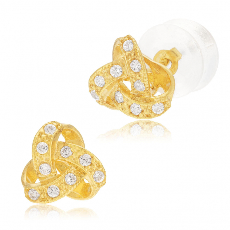 Boucles d'oreilles en or jaune, coeur : Longueur - Taille Unique - Le  Manège à Bijoux®