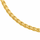 Bracelet en or jaune, maille palmier plat - B