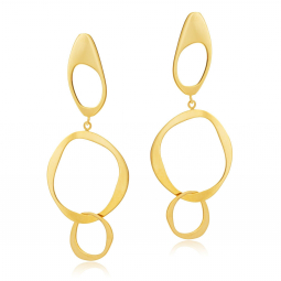 Boucles d'oreilles en or jaune